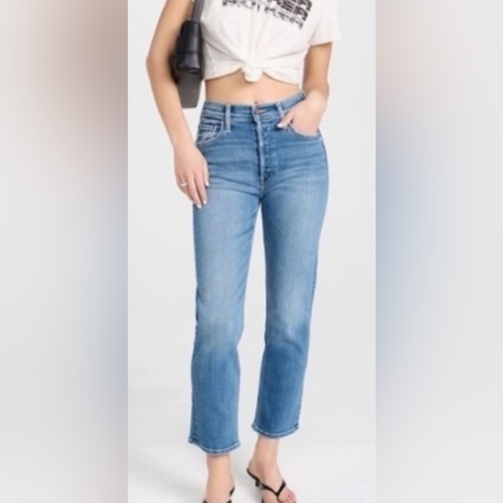 MOTHER The Tomcat Ankle Jeans- Layover